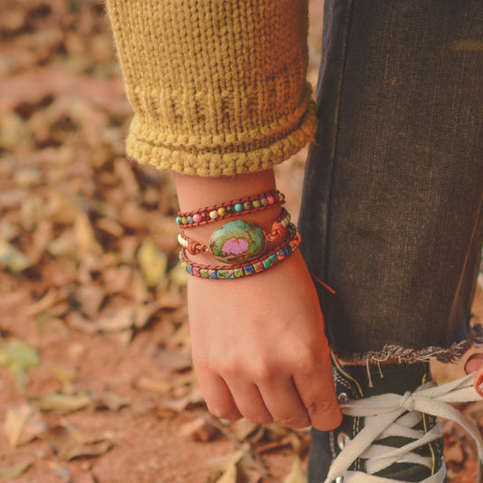 Ikarus-Jaspis-Chakra-Armband