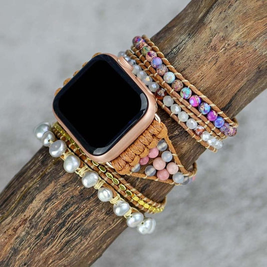 Calming Pearl Apple Watch Strap