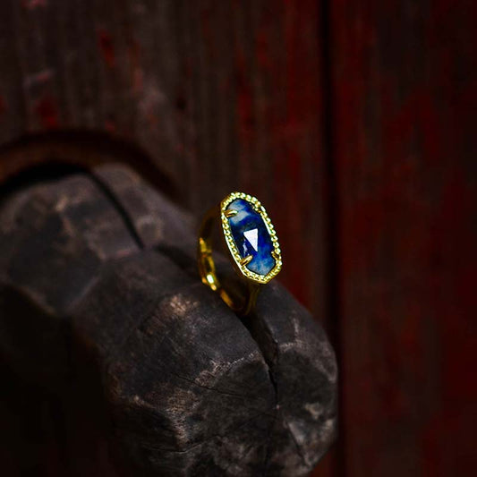 Natural Lapis Lazuli Special Ring
