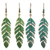 Turquoise Leaf Earrings