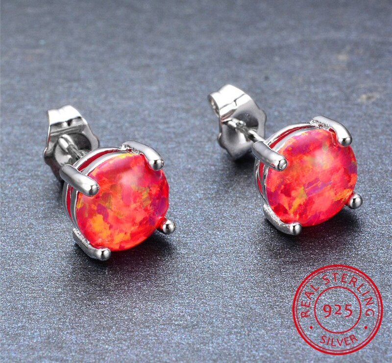 Spiritual Fire Opal Sterling Silver Set