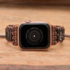 Bohemian Black Jasper Stone Apple Watch Strap