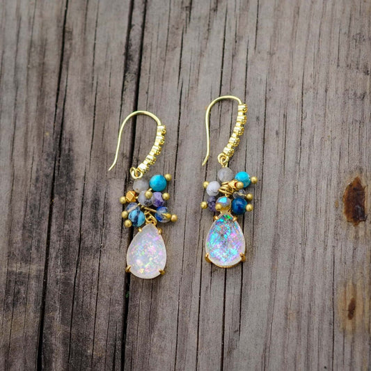 April Rain Opal Earrings