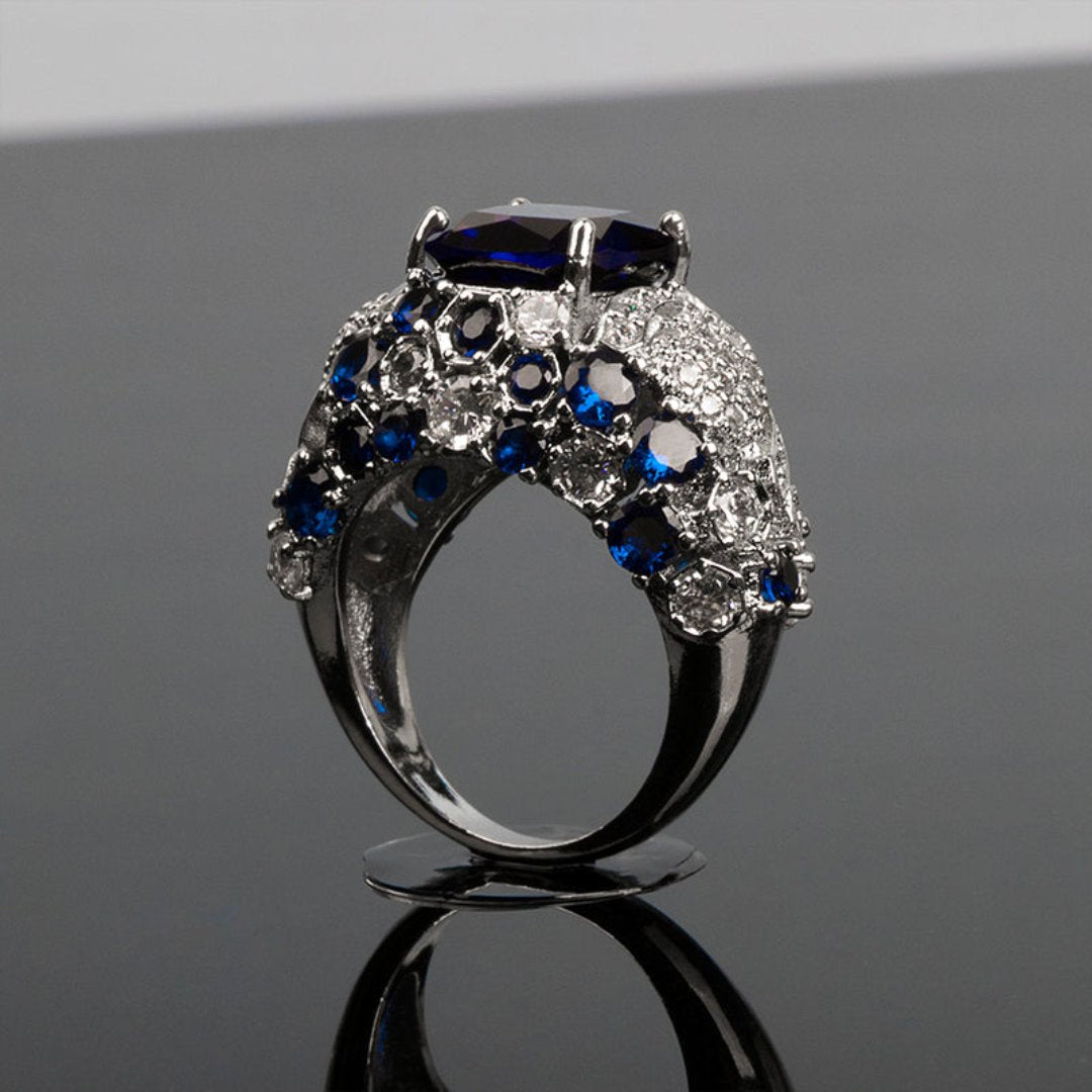 Royal Sapphire 925 Silver Ring