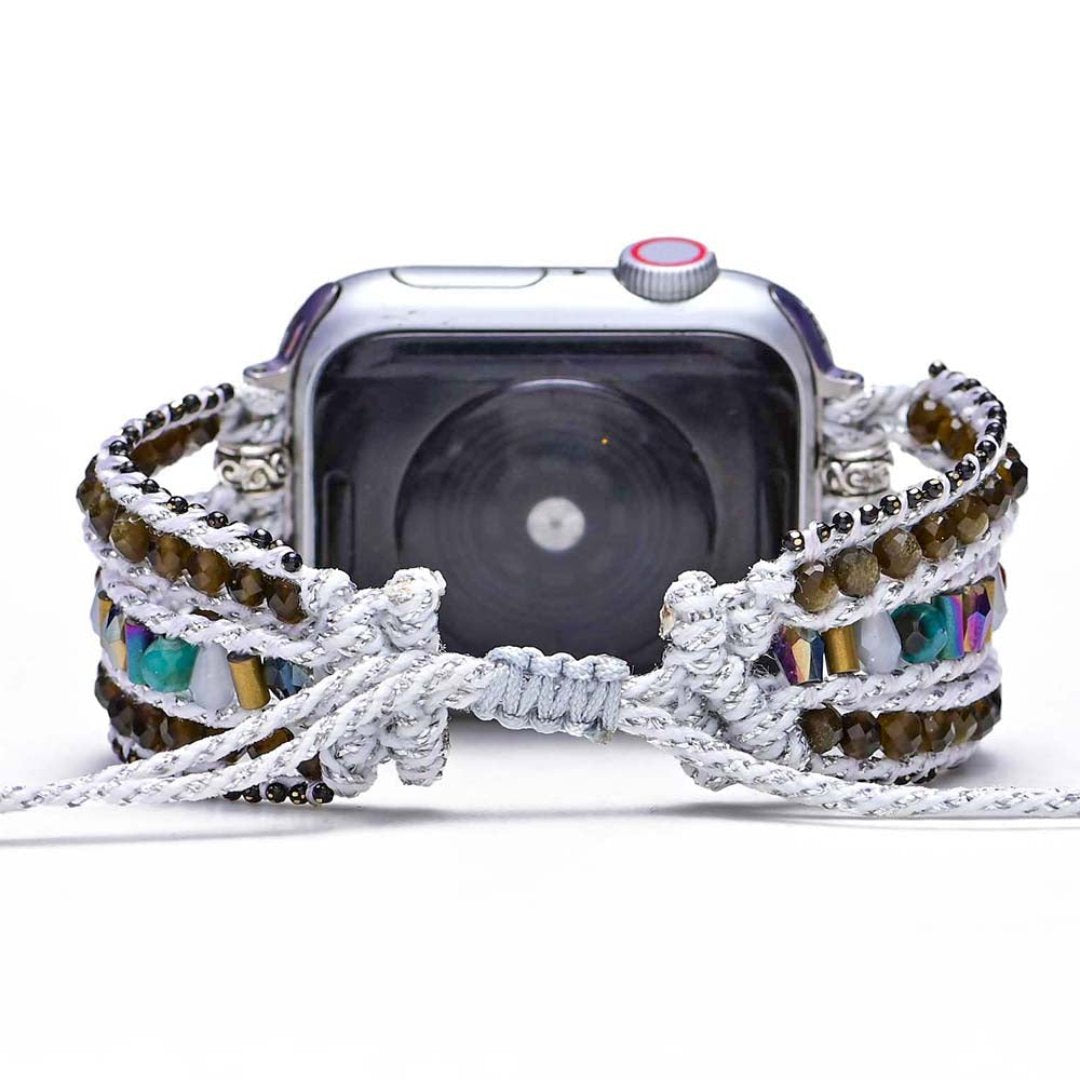 Böhmisches Obsidian-Armband für die Apple Watch