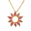 Spiritual Sun Orange Fire Opal Necklace