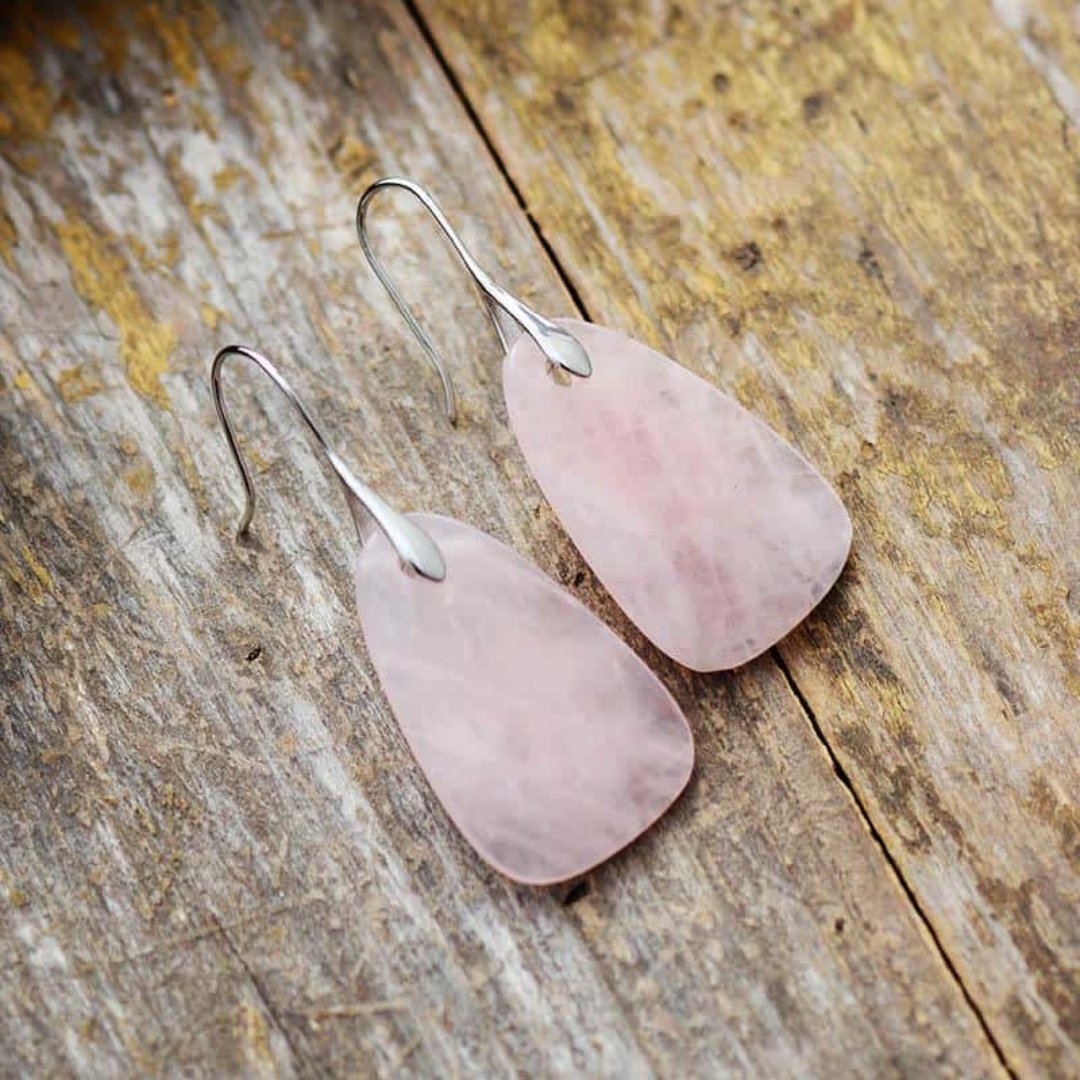 Aphrodite Rose Quartz Earrings