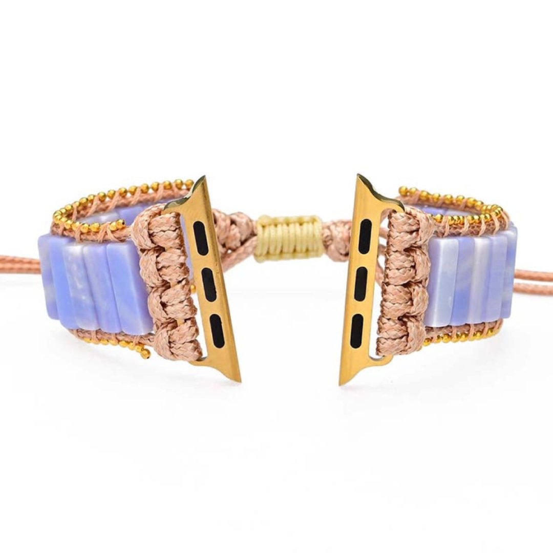 Böhmisches lila Achat Apple Watch Armband