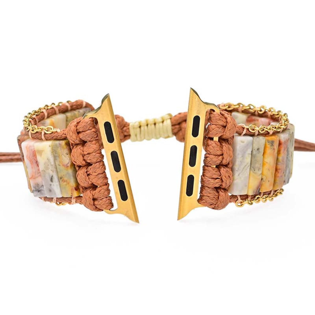 Ethnic Shape Agate Apple Watch Strap