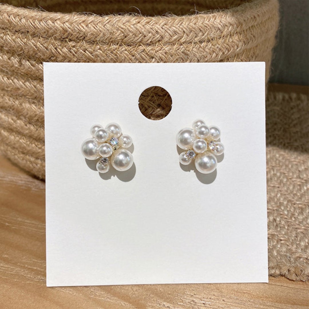 Romantic Pearl Stud Earrings