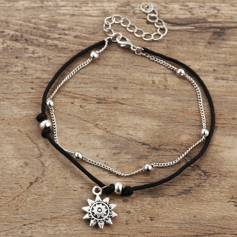 Handmade Sun Anklet
