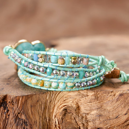 Mystical Amazonite Wrap Bracelet