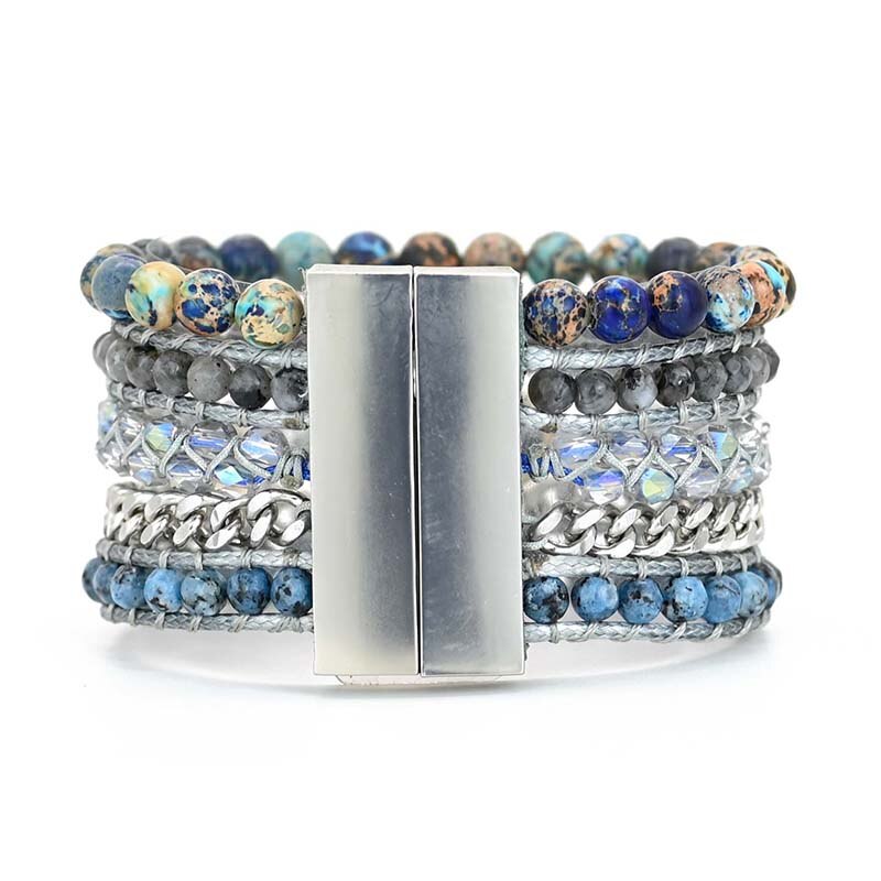 Spiritual Lapis Lazuli Cuff Bracelet