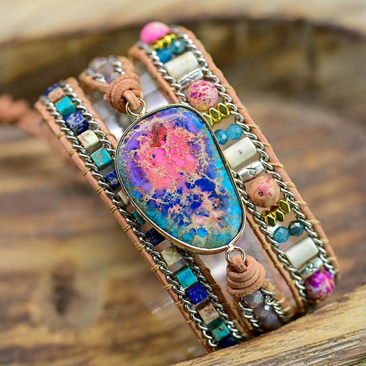 Spiritual Boho Emperor Wrap Bracelet