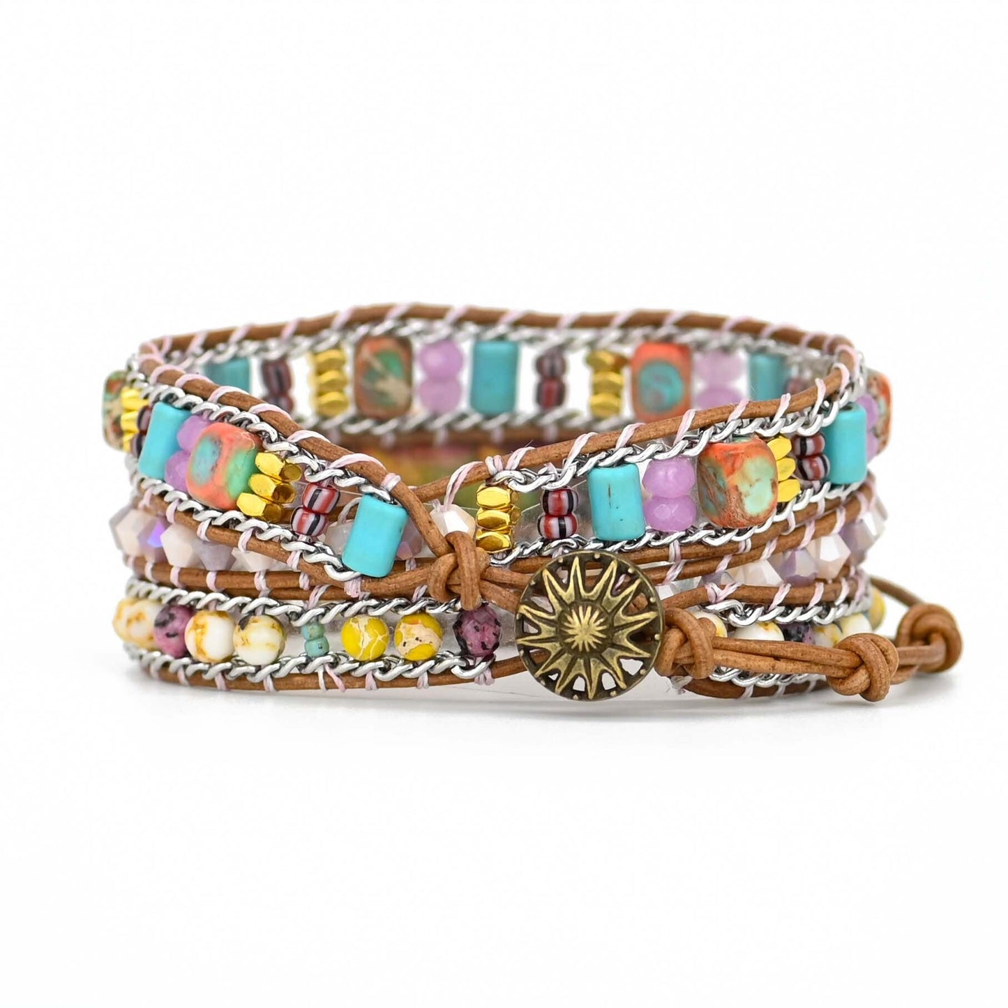 Spiritual Emperor Jasper Wrap Bracelet
