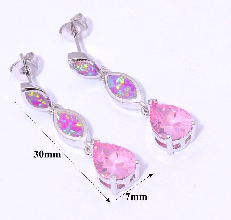 Spiritual Rose Quartz Sterling Silver Earrings