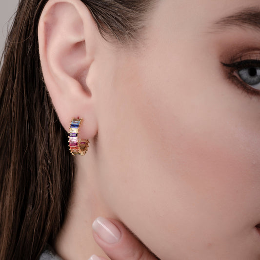 Helen Chakra 24K Gold Ohrringe