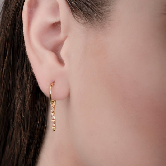 Theodora Citrine 24K Gold Earrings