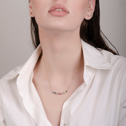 Helen Chakra 24K Gold Halskette