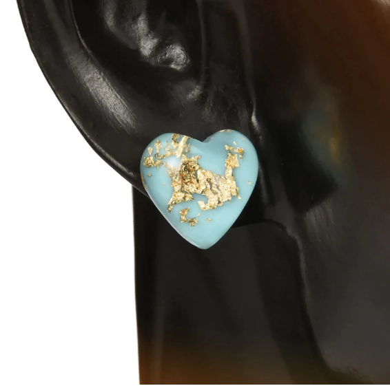 Sparkling Heart Earrings