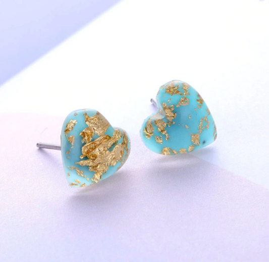 Sparkling Heart Earrings