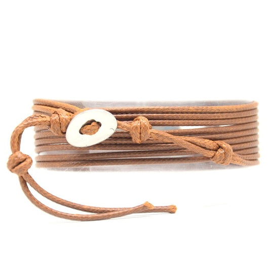 Golden Turquoise Boho Wrap Bracelet