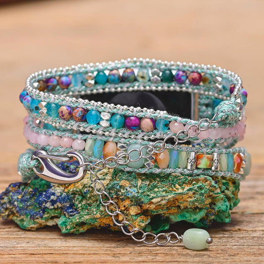 Veganes Mint Apple Watch Armband