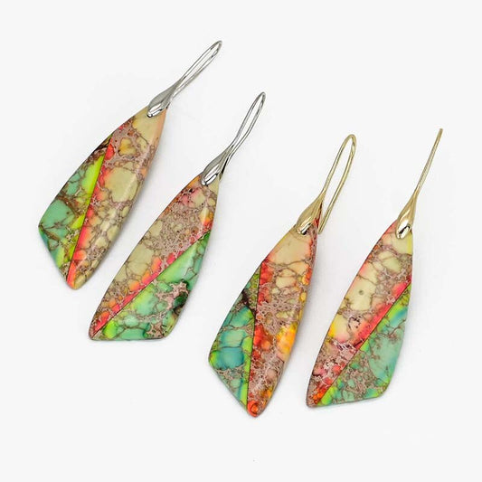 Piece of Nature Emperor Stone Earrings