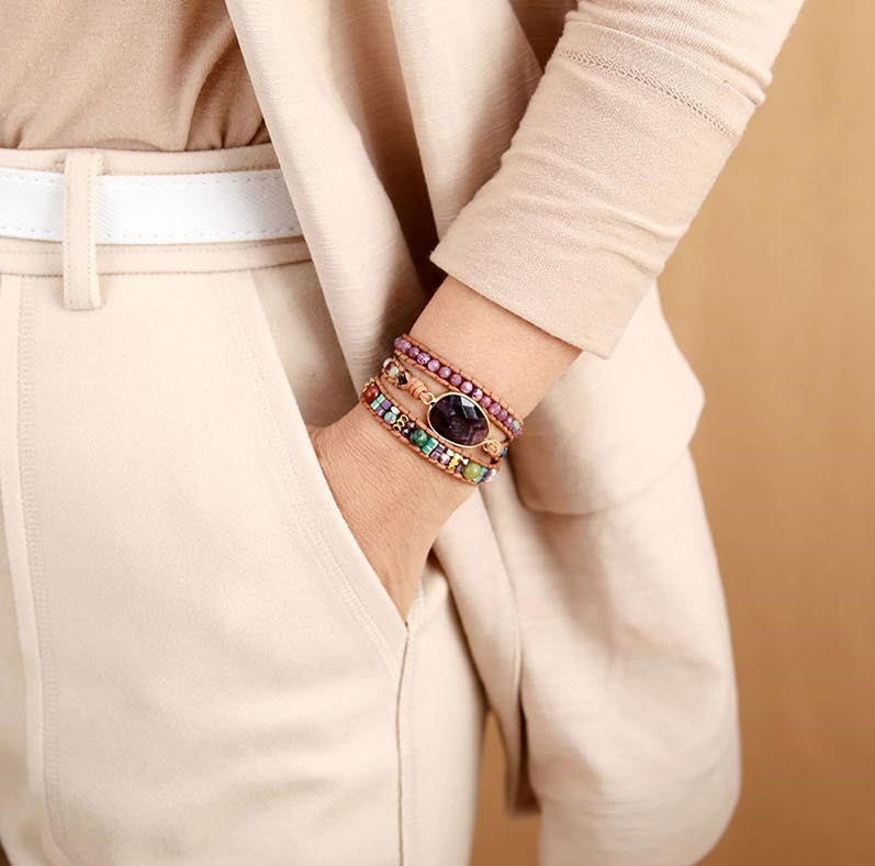 Spiritual Jasper Wrap Bracelet