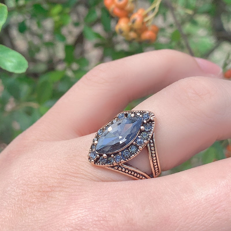 Antique Style Smoky Quartz Ring