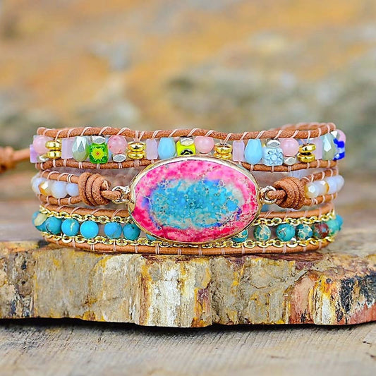 Positive Vibes Wrap Bracelet