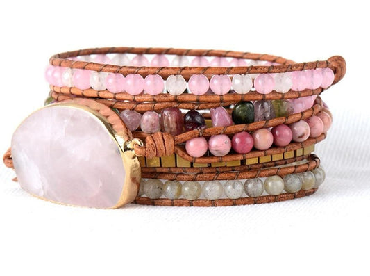 Inspired Rose Quartz Bracelet
