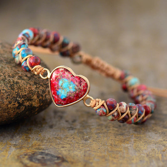 Spiritual Happiness Jasper Bracelet