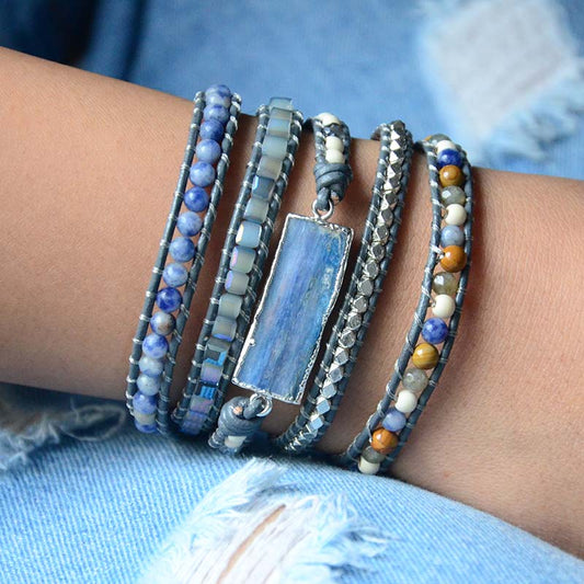 Aura Blautopas Armband