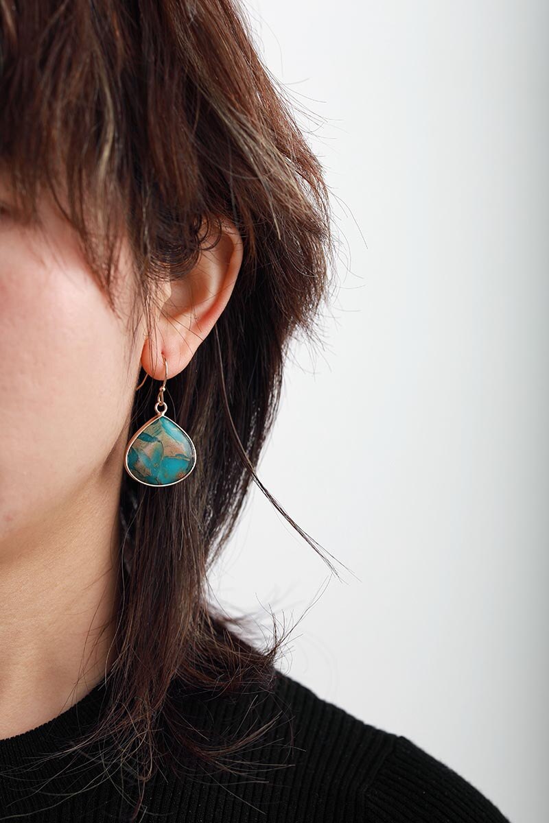 Ocean Jasper Drop Earrings