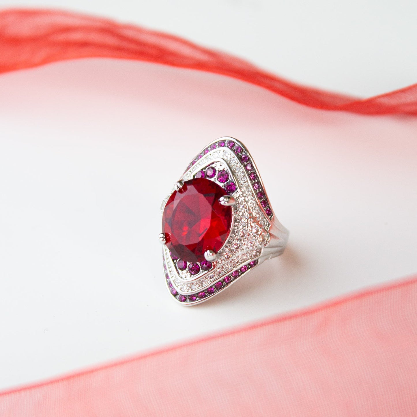 Royal Ruby 925 Sterling Silver Ring