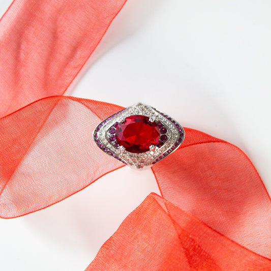 Royal Ruby 925 Sterling Silver Ring