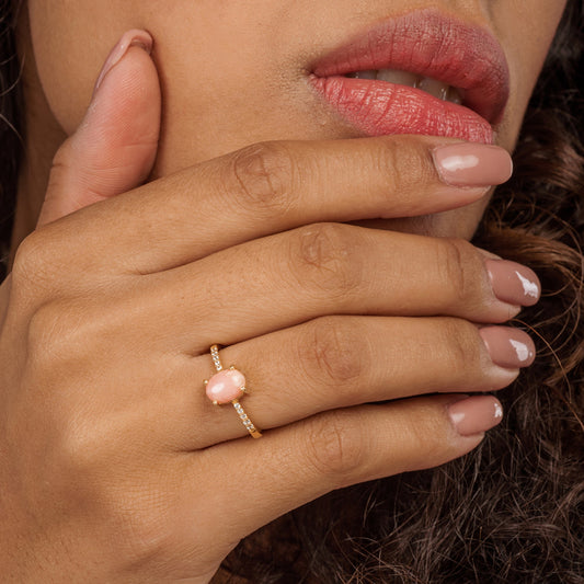 Scintillante Pink Gold Ring