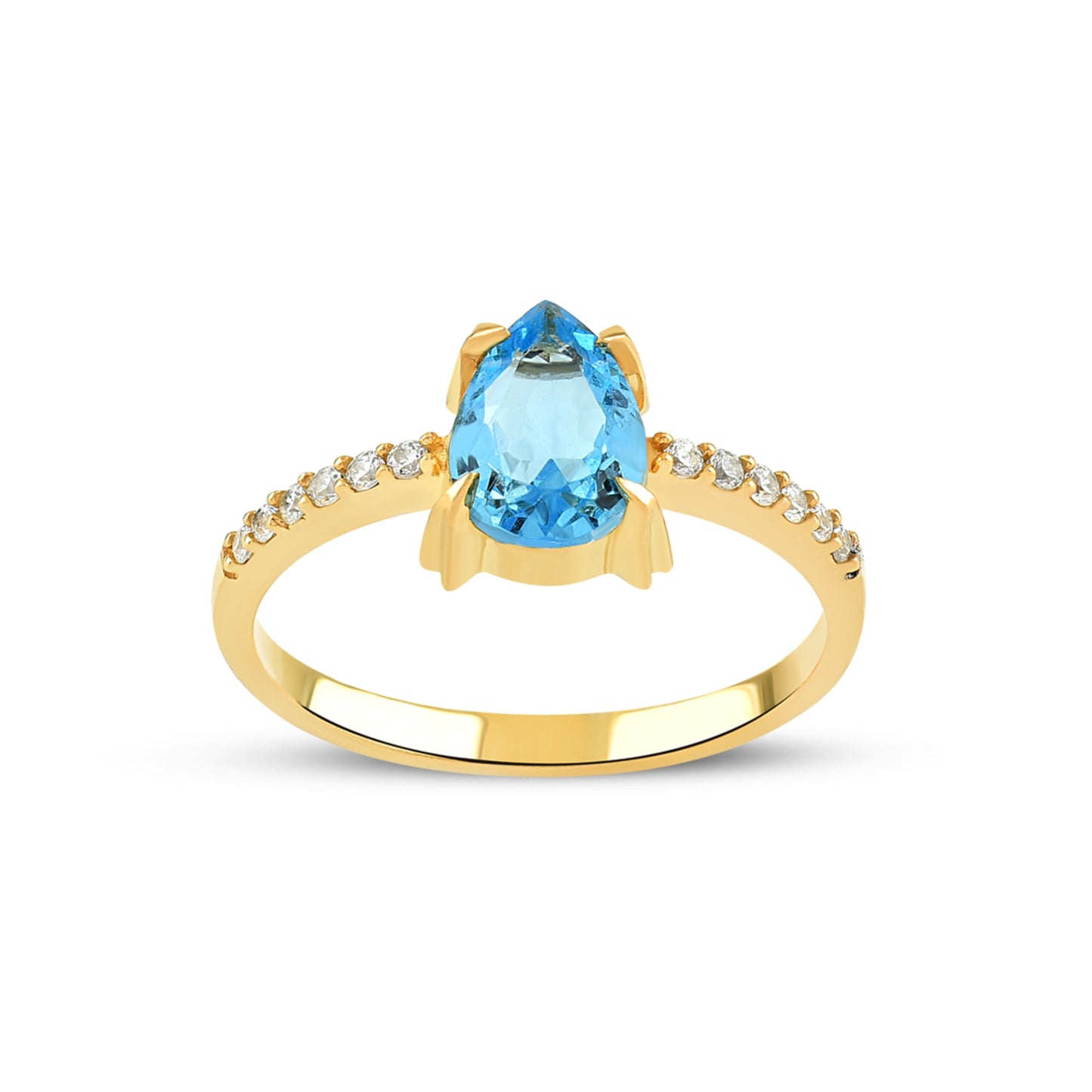 Scintillante Twinkling Topaz Gold Ring