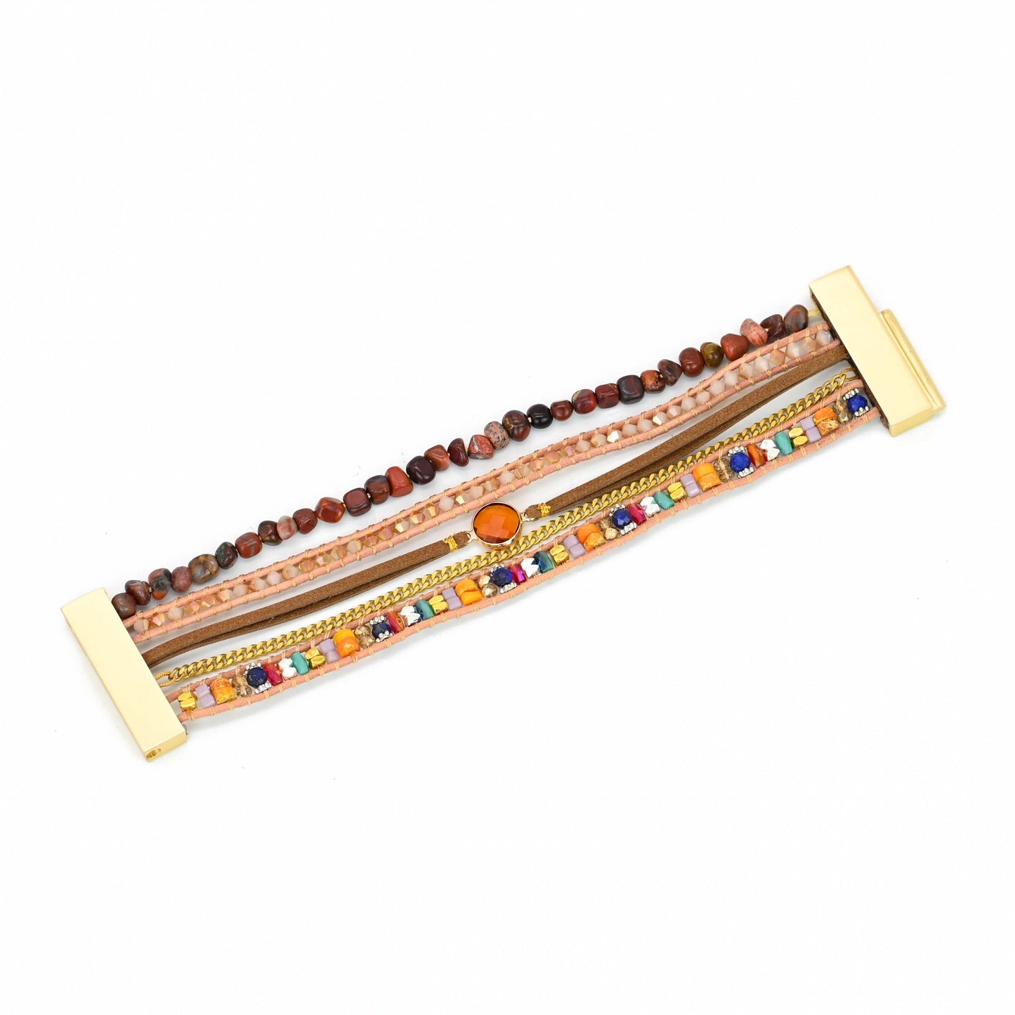 Sunrise Bohemian Cyristal Lapis Armband