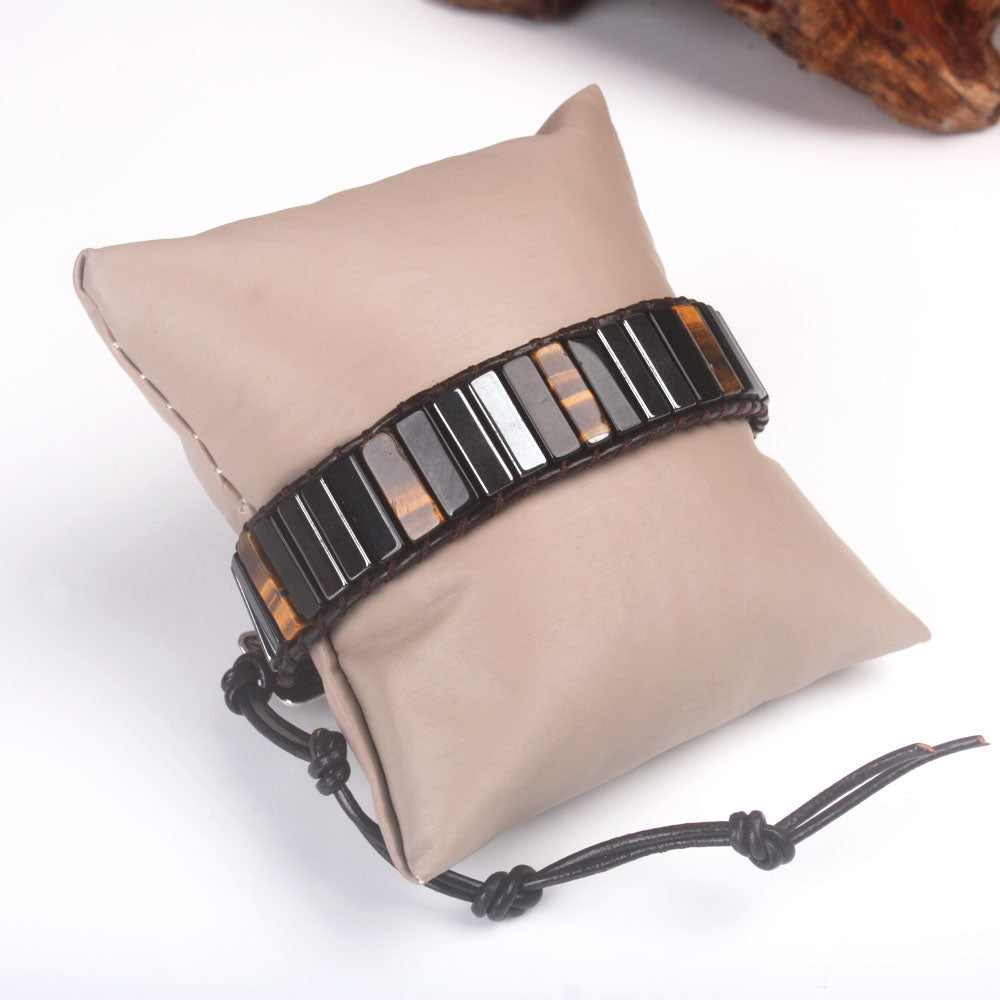Protective Tiger Eye & Onyx Bracelet