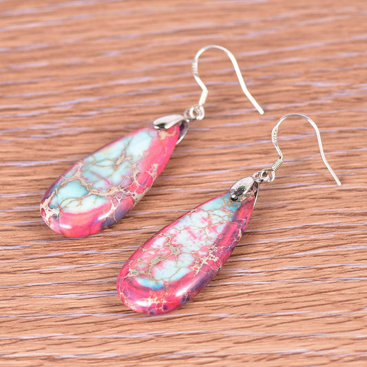 Vintage Design Jasper Earrings