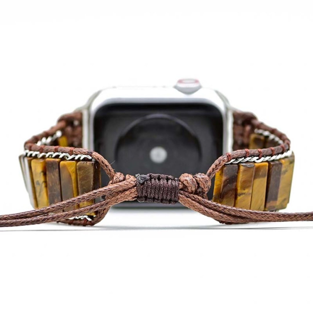 Bohemian Tiger Eye Stone Apple Watch Strap