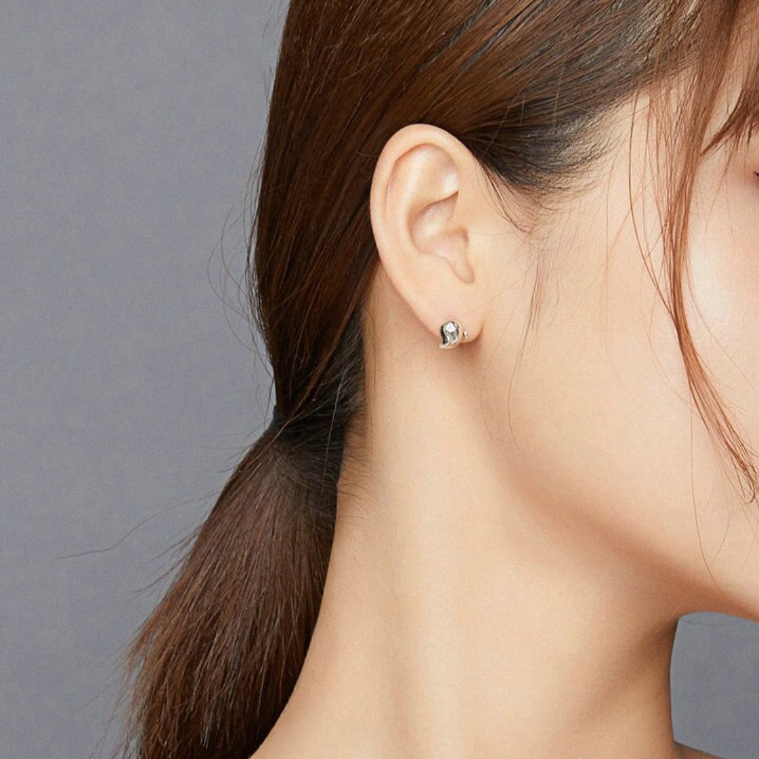 Little Devil Ghost 925 Sterling Silver Earrings