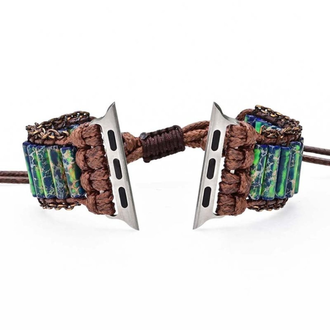 Böhmische Jaspissteine Apple Watch Armband
