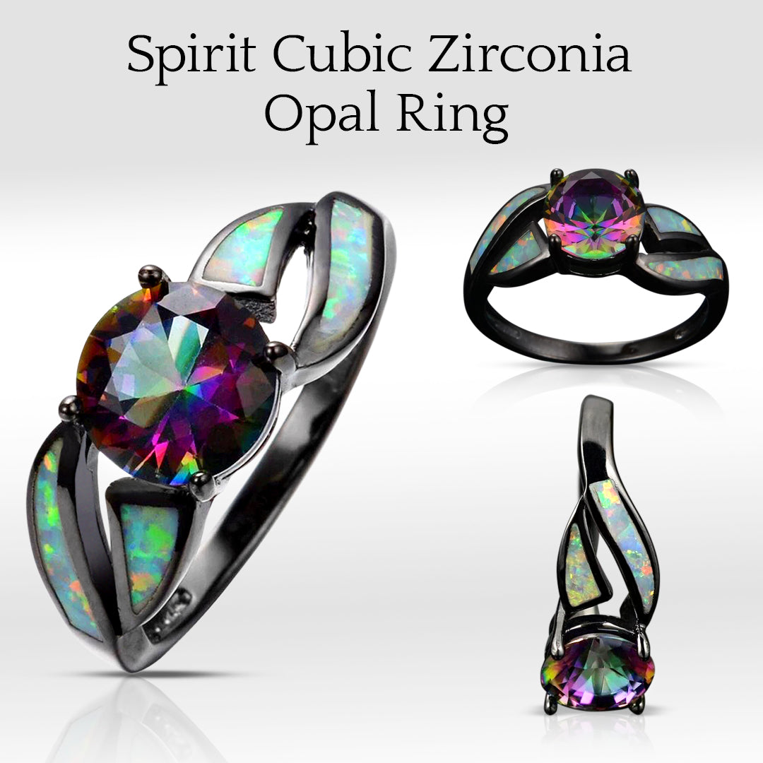 Spirit Cubic Zirconia Opal Ring