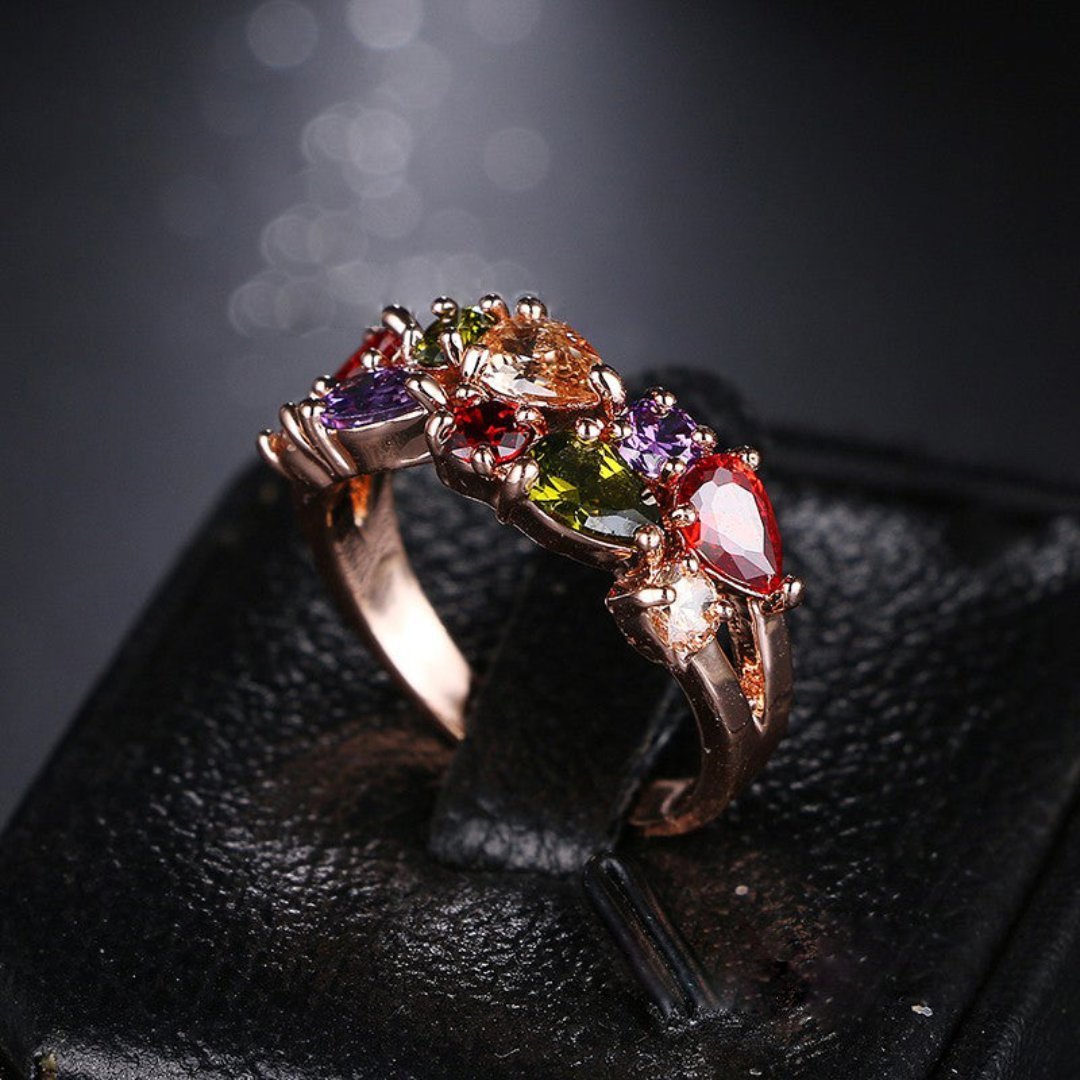 Bezaubernder Multicolor Zirkonia Ring