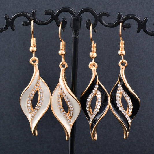 Enchanting Cubic Zirconia Gold Plated Earrings