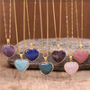 Spiritual Heart Natural Stone Necklace