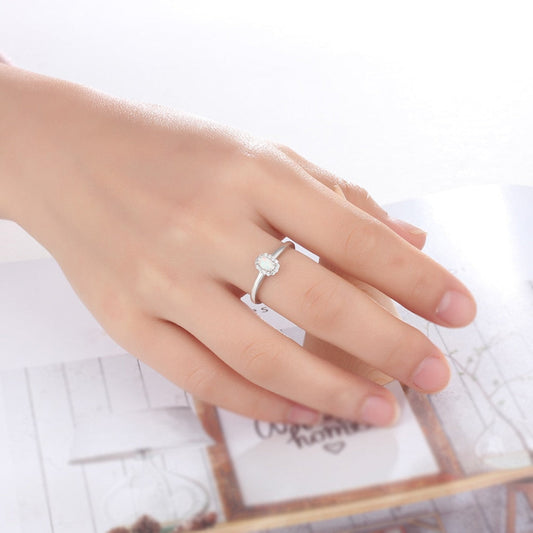 Enchanting Oval Fire Opal Ring